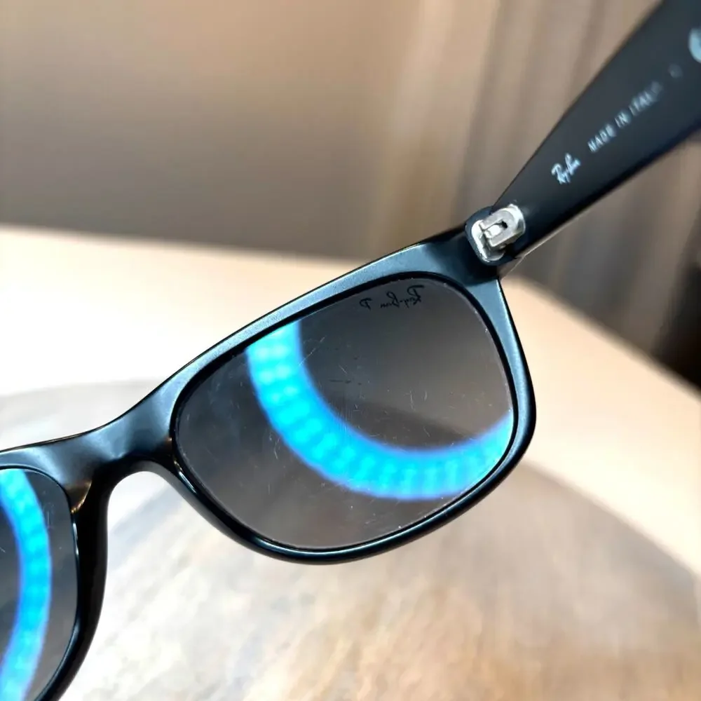 Ray-Ban RB2132 New Wayfarer Polarized Sunglasses Black 601/S-78 55 / 18 3P